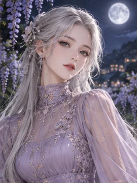 月城纱奈,25 岁成年虚构 AI 角色